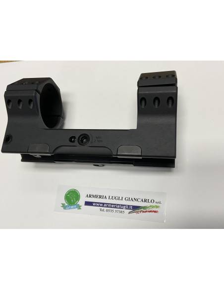Attacco monopezzo con anelli a base contessa gancio rapido nero da 34 mm tctical qr codice sbt03 con bolla