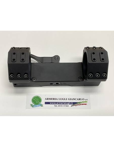 Attacco contessa sgancio rapido nero da 30 mm tctical qr codice sbt02 con bolla