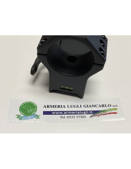 Attacco contessa sgancio rapido nero da 30 mm tctical qr codice sbt02 con bolla