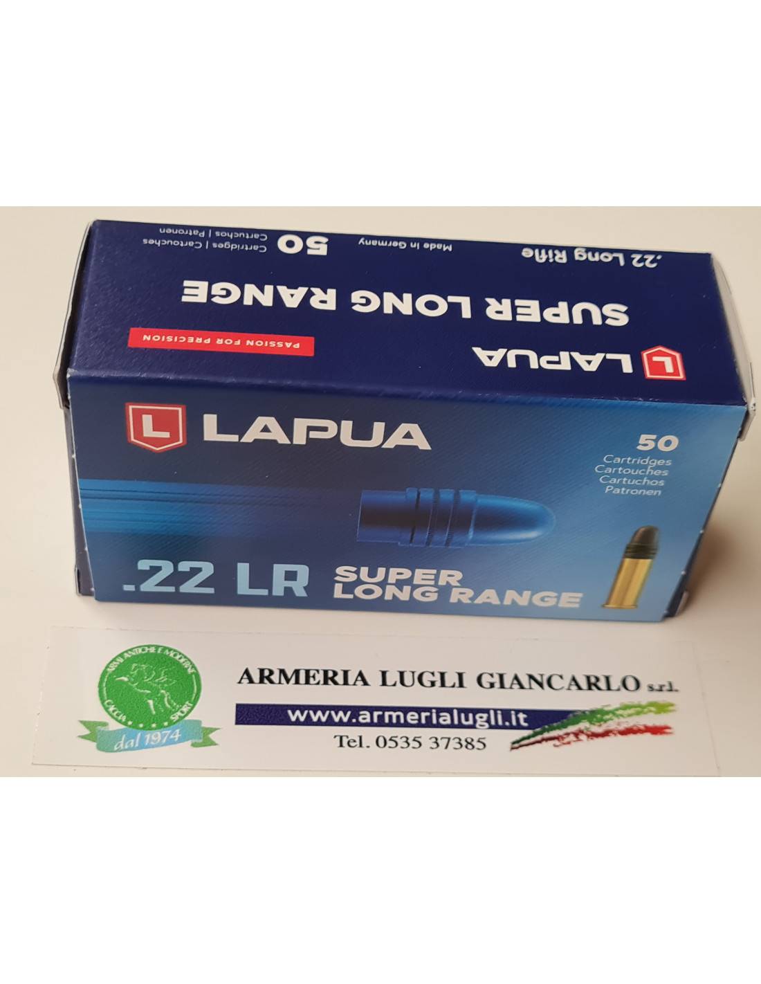 Munizioni lapua super long range calibro 22lr