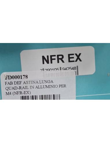 Fab Defense astina lunga quad-rail in alluminio per fucili M4 /Ar15nfr-ex codice fd000178