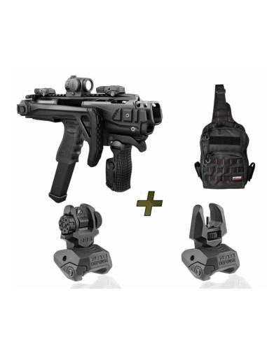 Fab Defense Kit k-pos per Glock 17 e 19 - KPOS SCOUT CON ZAINO E TACCHE DI MIRA codice Fd000309