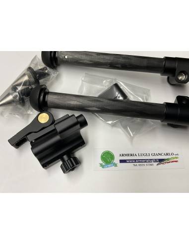 Bipiede per carabina alluminio carbon per carabine Audere shadow codice bp0001/A