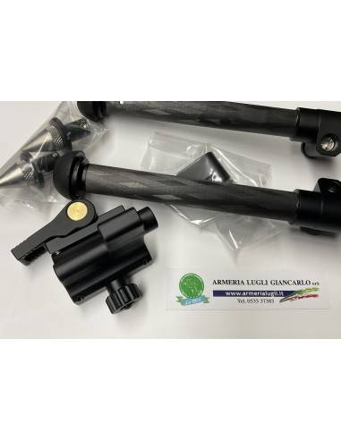 Bipiede per carabina alluminio carbon per carabine Audere shadow codice bp0001/A
