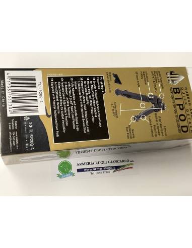 UTG - Bipiede per carabina regolabile con gambe corazzate antiscivolo - Picatinny Codice tl-bp20q-A