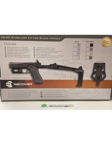 Recover Kit Calcio regolabile stabilizer per glock pistola modello 20/20N RECOVER codice 2020N-B-ST-01