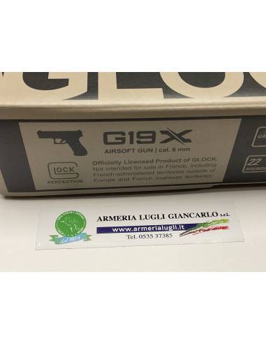 Pistola airsoft umarex modello glock g19x desert codice UM2.6435