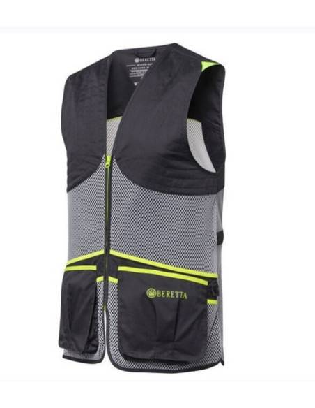 Gile’ da tiro - giubbotto da piattello Beretta Full Mesh Vest- Ebony & Ice Grey taglia XL codice GT671
