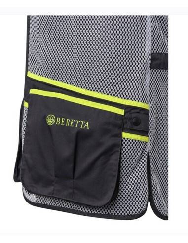 Gile’ da tiro - giubbotto da piattello Beretta Full Mesh Vest- Ebony & Ice Grey taglia M codice GT671