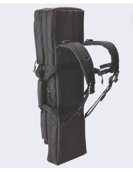 Borsa fodero tattico commando nera soft bag - Fabarm porta due fucili a pompa e m4 ar15