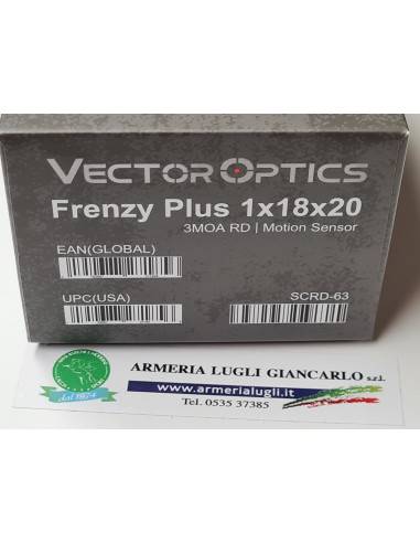 Red dot punto rosso Vector Optics frenzy plus  1x18x20 3 moa Rd codice dcrd-63