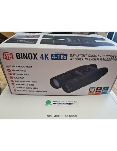 Binocolo notturno ATN binox 4K 4-16x day night  smart hd binocular w /built - in laser rangefinder