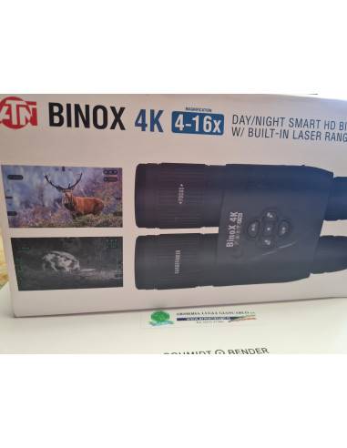 Binocolo notturno ATN binox 4K 4-16x day night  smart hd binocular w /built - in laser rangefinder