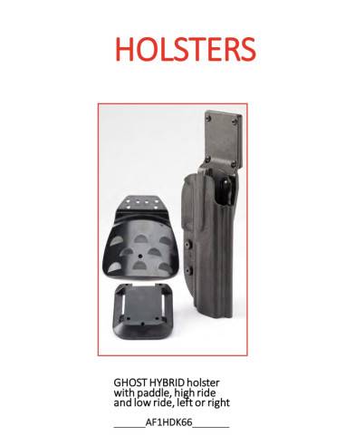 fondina Arsenal FireArms GHOST HYBRID holster with paddle, high ride and low ride, left or right AF1HDK66