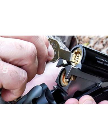 Nosparo serratura di sicurezza lucchetto per  fucili calibri 12 sovrapposti doppiette semiautomatici monocanna