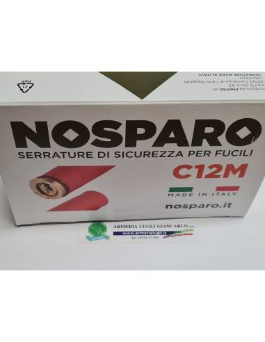 Nosparo serratura di sicurezza lucchetto per  fucili calibri 12 sovrapposti doppiette semiautomatici monocanna
