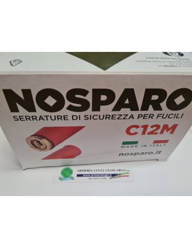 Nosparo serratura di sicurezza lucchetto per  fucili calibri 12 sovrapposti doppiette semiautomatici monocanna