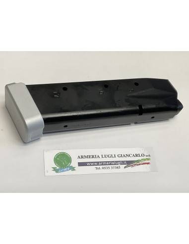 caricatore mg-gar sig sauer modello x 5 calibro 9x21 da 19 colpi con pad piu 2 alluminio acf nero codice cr000108