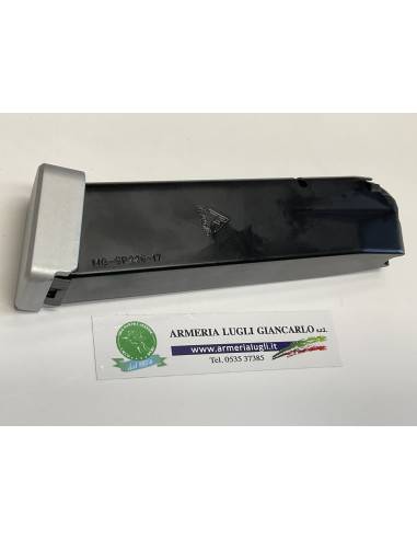 caricatore mg-gar sig sauer modello x 5 calibro 9x21 da 19 colpi con pad piu 2 alluminio acf nero codice cr000108