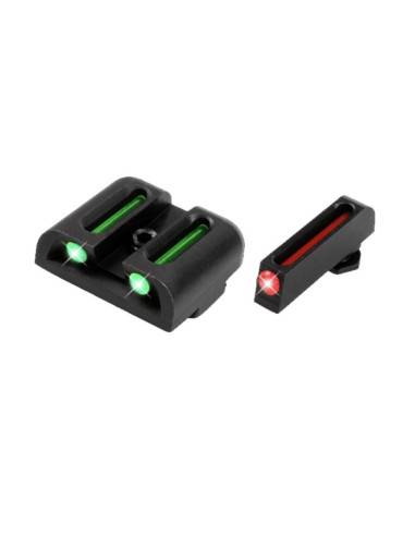 Tru-Glo Fiber Optic Set - Glock Low - codice TG131G1 modelli glock 27 17 19 19x 22 23 24 26 33 34 39 45