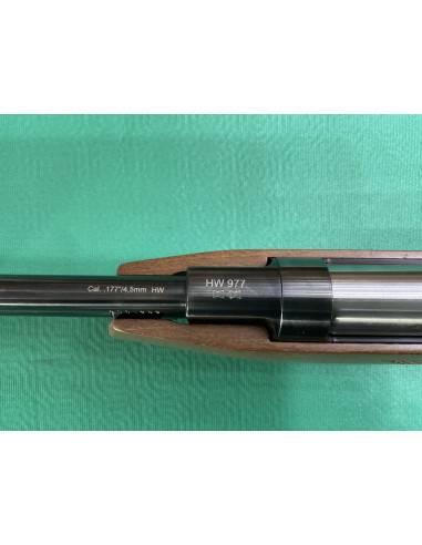 Carabina Weihrauch HW977 in legno canna fissa scatto regolabile Bignami calibro 4,5 libera vendita