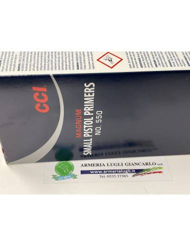 inneschi cci magnum small pistol primers  codice no.550 100 PEZZI