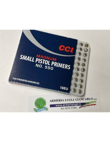 inneschi cci magnum small pistol primers  codice no.550 100 PEZZI