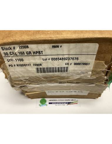 Palle ogive calibro 30 308 Sierra 168 grani HPBT rmn 1100 pezzi