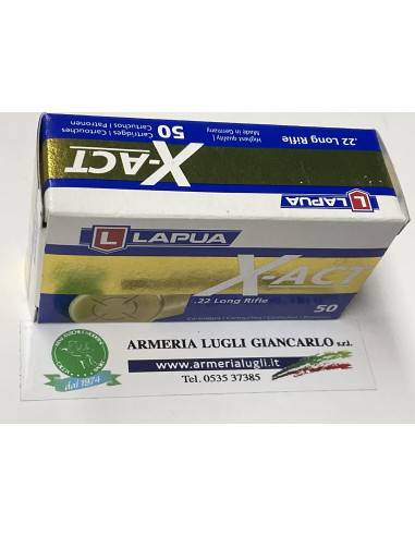 Colpi munizioni calibro 22lr Lapua X-ACT long rifle