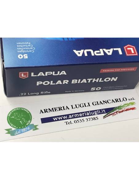 Colpi munizioni calibro 22lr Lapua polar biathlon