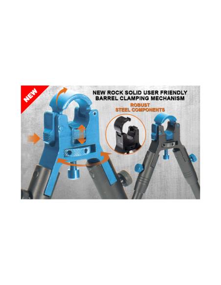 UTG Bipiede per carabina tattico con serraggio al tubo - TL-BP18S-A
