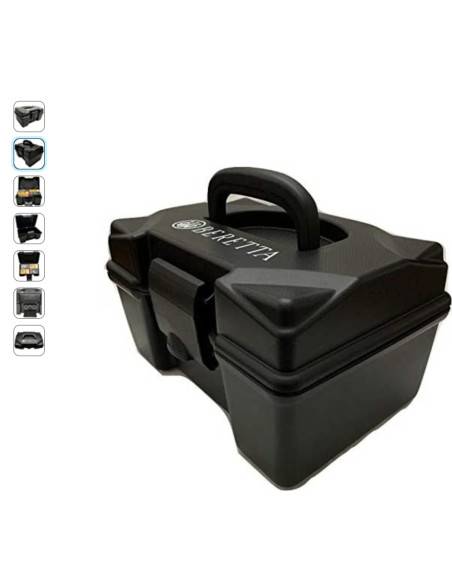 Box Valigetta plastica con manico Beretta PORTACARTUCCE E02870 Calibro /20/ 28 12-100 pz Colore Nero