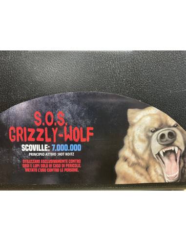 S.O.S GRIZZLY/WOLF ORSI LUPI SPRAY 7.000.000 200ML DIFESA PERSONALE CONTRO GLI ORSI LUPI