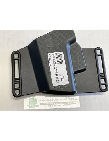 Fondina sottile per glock polimero modello combat sport sli taglia m per glock 43 43 x e  g48 in polimero codice 572166