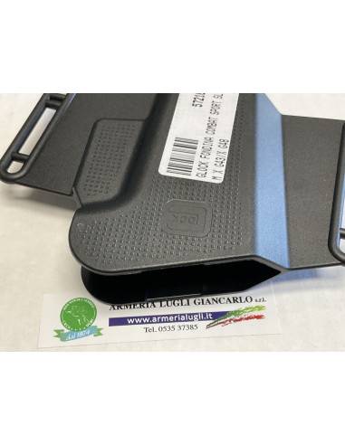 Fondina sottile per glock polimero modello combat sport sli taglia m per glock 43 43 x e  g48 in polimero codice 572166
