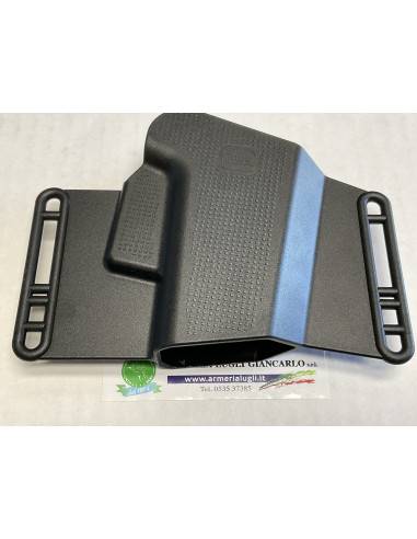 Fondina sottile per glock polimero modello combat sport sli taglia m per glock 43 43 x e  g48 in polimero codice 572166