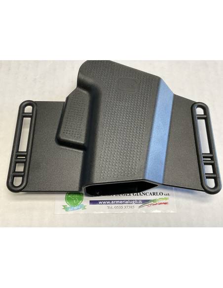 Fondina sottile per glock polimero modello combat sport sli taglia m per glock 43 43 x e  g48 in polimero codice 572166