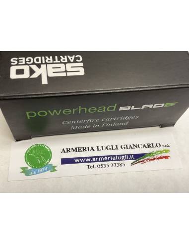 Cartucce Munizioni Colpi  Sako monolitiche powerhead calibro 7mm rem.mag  140 grani codice 685b con punta verde