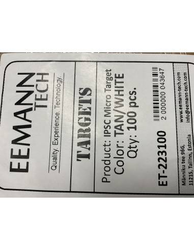 Eemann Tech - Bersagli Mini in cartone marroni e bianchi IPSC PRODUTTORE:  Eemann Tech CODICE ARTICOLO:  ET-213100