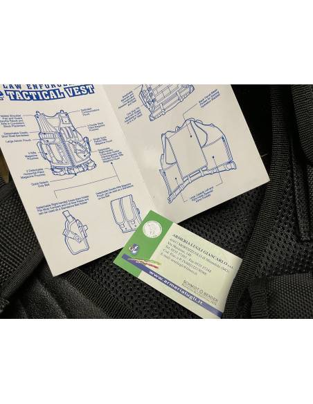 Giubbotto tattico porta oistole caricatore UTG 547 LAW ENFORCEMENT TACTICAL VEST, RIGHT HANDED, BLACK SKU PVC-V547BT