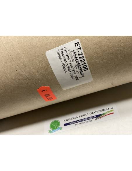 Eemann Tech - Bersagli per pistola a 25 e 50 metri - 100 pezzi PRODUTTORE:  Eemann Tech CODICE ARTICOLO:  ET-222100
