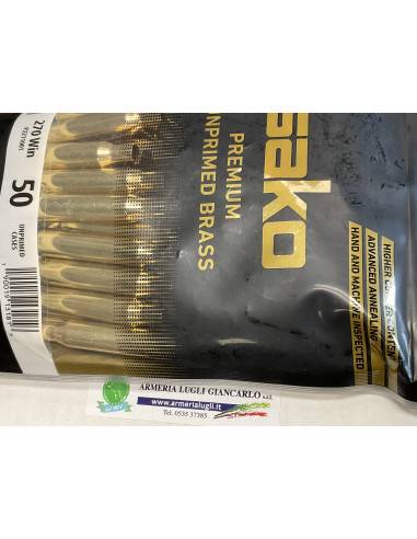 Bossoli Sako calibro 270 win 50 pezzi codice P2211001