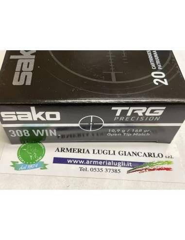 Colpi Cartucce Munizioni Sako TRG precision target ammunition calibro 308  win 168 grani