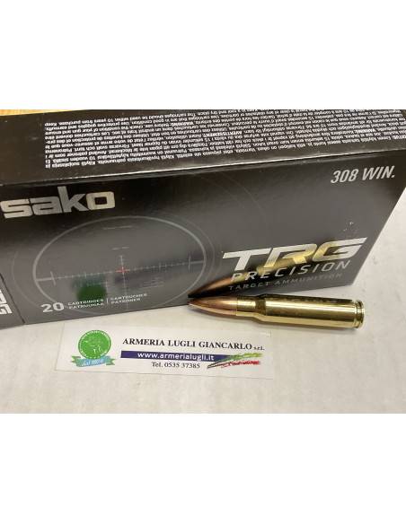 Colpi Cartucce Munizioni Sako TRG precision target ammunition calibro 308  win 168 grani