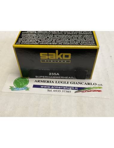 Ogive Palle Sako 235A superhammerhead  calibro 30 50 pezzi 150 grani  9,7 g 7,87 mm