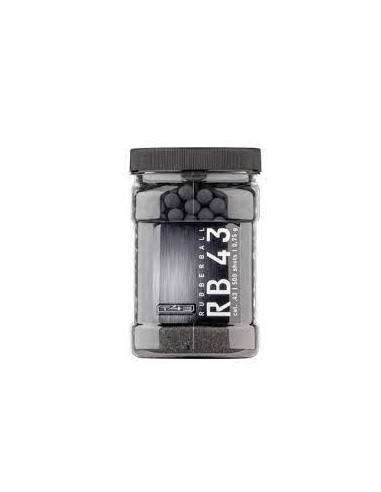 UMAREX T4E Munizioni IN GOMMA per Calibro 43 0,75g Rubber Neri 2.4703 - Conf. da 500 pz. RUB 43