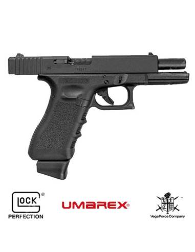 PISTOLA VFC SOFTAIR GLOCK 17 DELUXE NERA CO2 6mm UMAREX (2.6414) PISTOLE A CO2 SCARRELLANTI