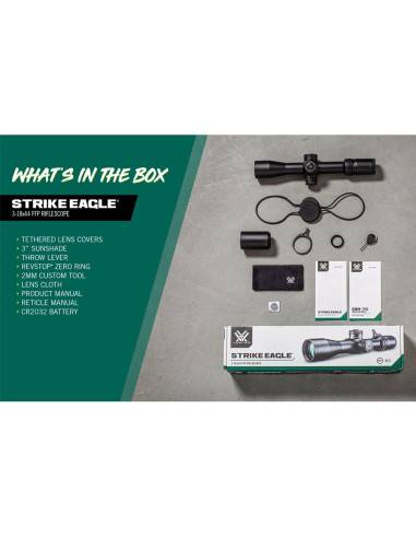 Ottica VORTEX Optics  Strike Eagle 3-18×44 FFP EBR-7C MOA COD: VX-SE31802 ottica