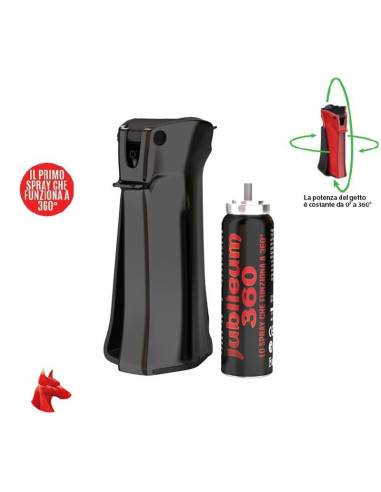 Spray Al Peperoncino Jubileum 360 Nero Antiaggressione