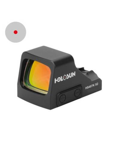 Holosun Dot Sight CLASSIC HS407K-X2  Red Dot Shake Awake Punto Rosso  codice hs407kx2